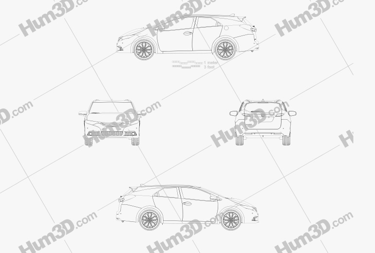 Honda Civic tourer 2014 設計図