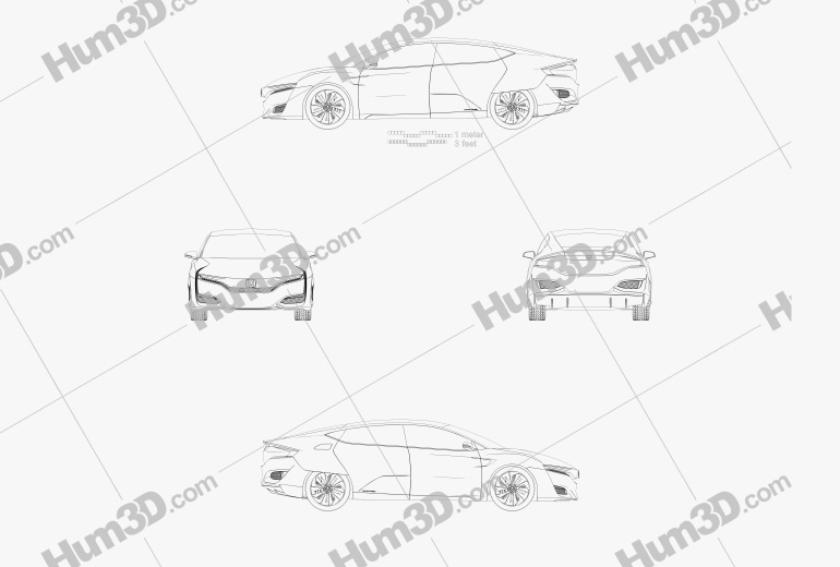 Honda FCV 2018 Blueprint