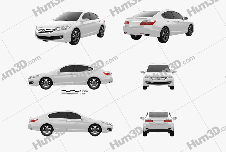 Honda Accord (CN) 2016 Blueprint Template