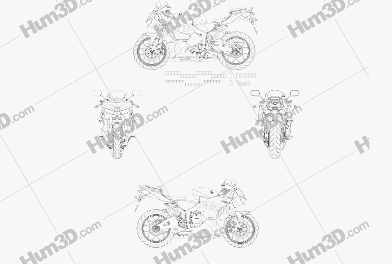 Honda CBR600RR 2015 Blueprint