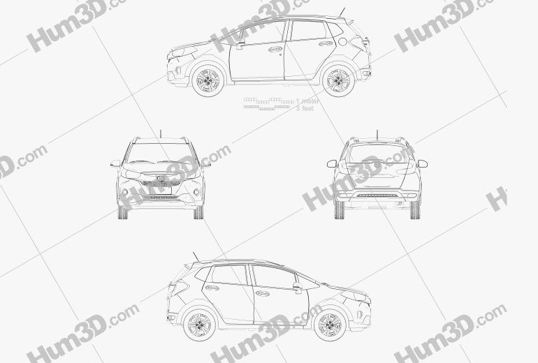Honda WR-V 2020 Blueprint