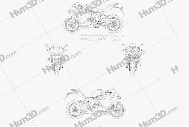 Honda CBR250RR 2020 Blueprint