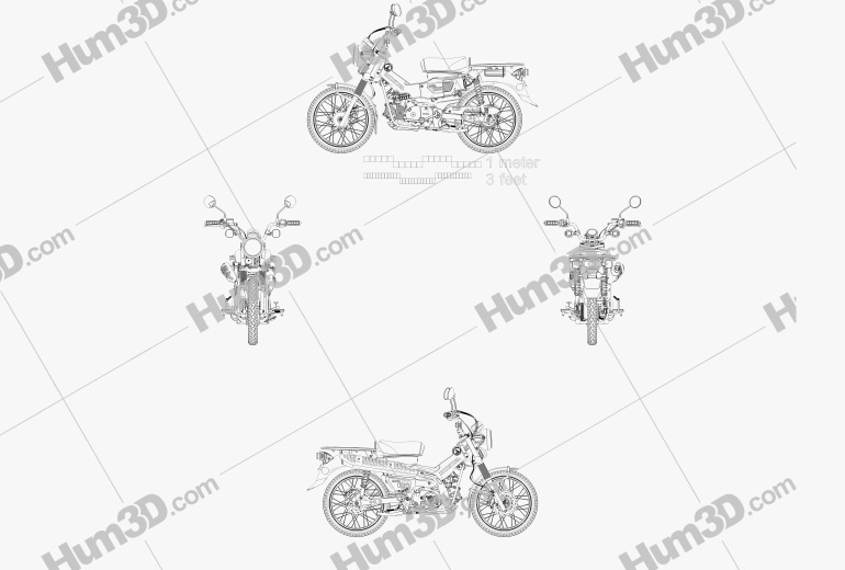 Honda CT125 2021 Blueprint