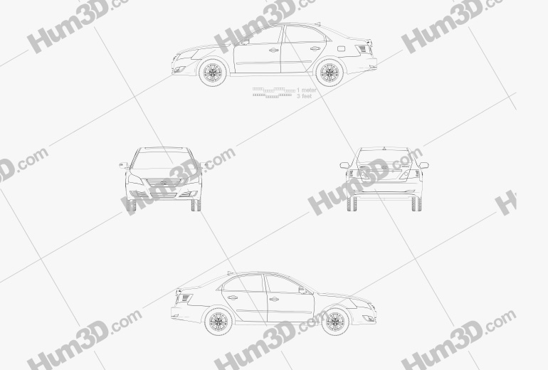 Hyundai Sonata Ling Xiang (CN) 2008 Plan