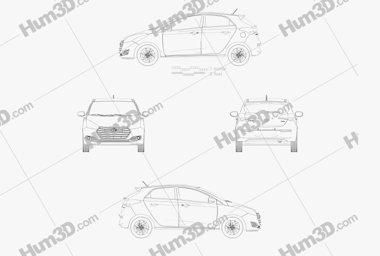 Hyundai HB20 2018 Blueprint