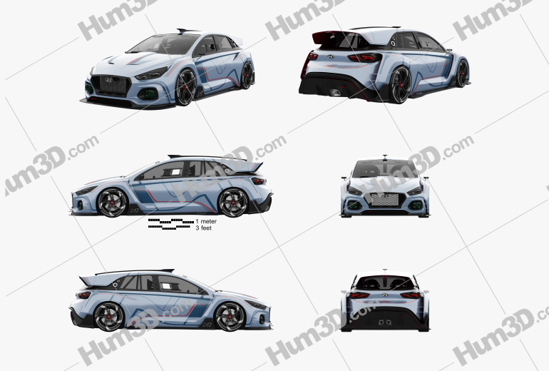 Hyundai RN30 2019 Blueprint Template