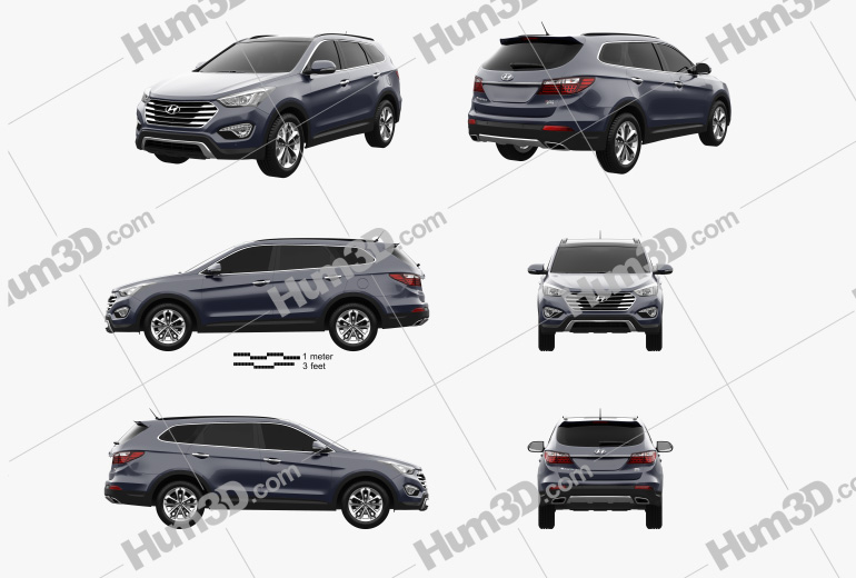 Hyundai Maxcruz 2020 Blueprint Template