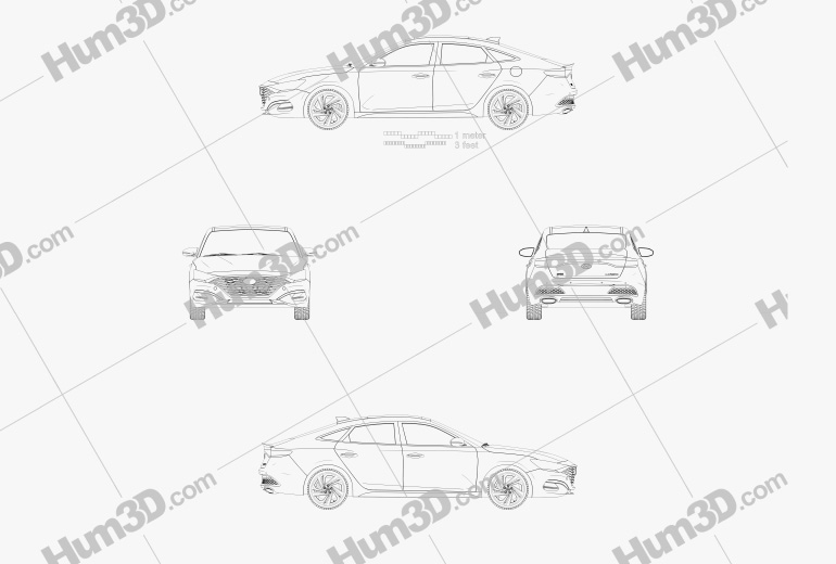 Hyundai Lafesta 2021 Blueprint