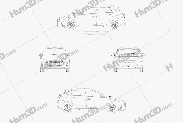 Hyundai i20 Asta 2022 Blueprint