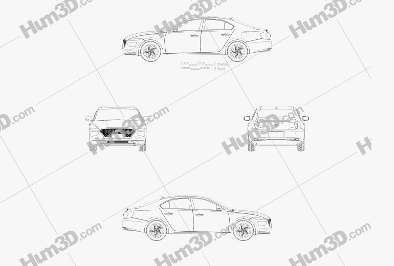 Hyundai Mistra 2022 Креслення