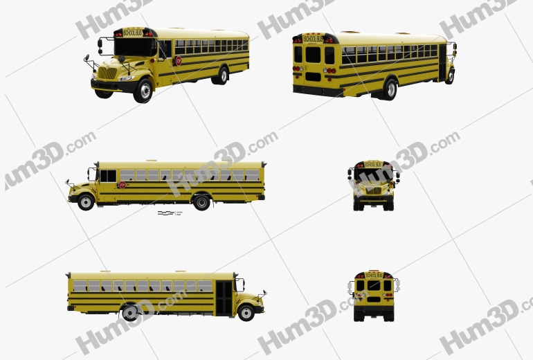 IC CE School Bus 2016 Blueprint Template