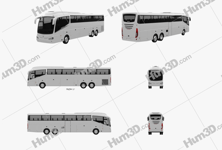 Irizar i6 bus 2010 Blueprint Template