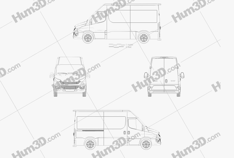 Iveco Daily Fourgon 2014 Plan