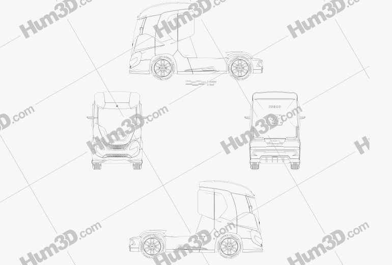 Iveco Z Truck 2016 Blueprint