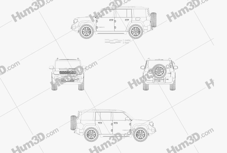 Jeep Recon 4xe 2024 Blueprint