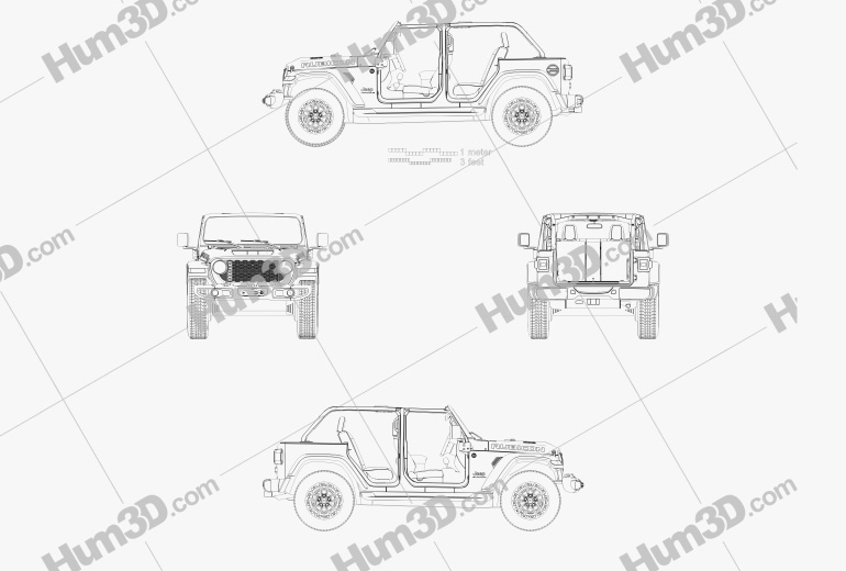 Jeep Wrangler Unlimited Rubicon 392 2024 Blueprint