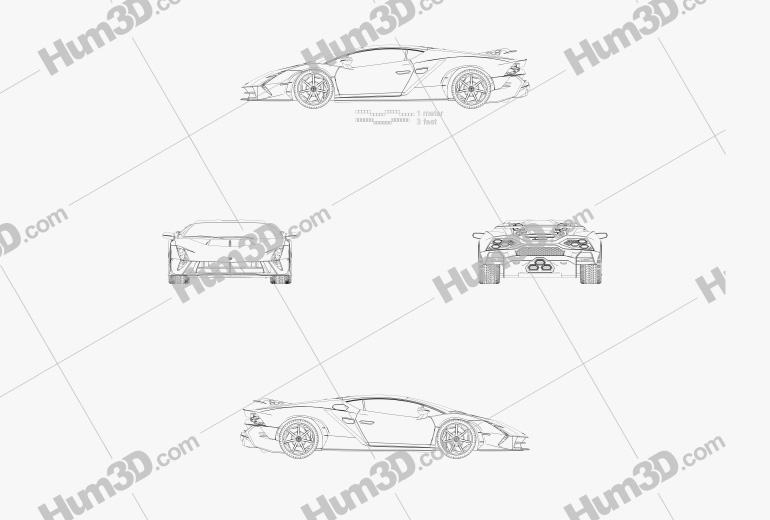 Lamborghini Invencible 2023 Blueprint