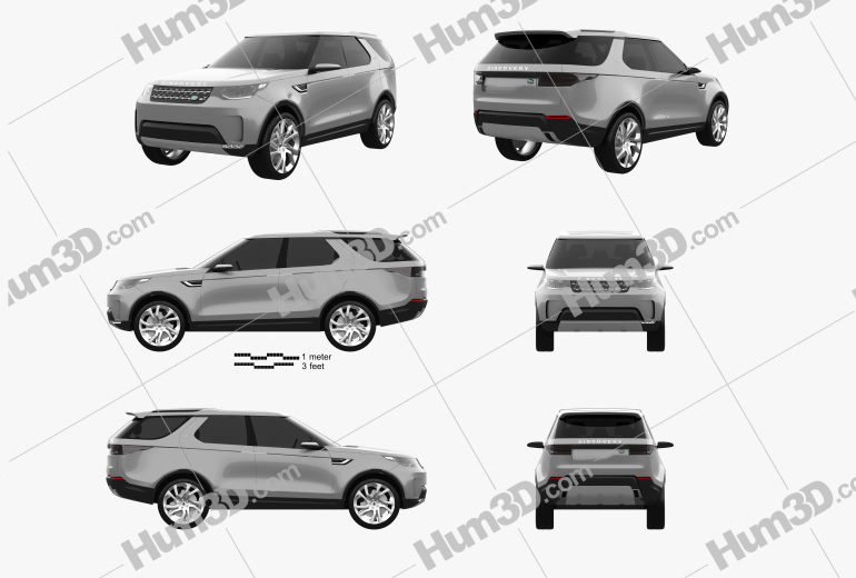 Land Rover Discovery Vision 2014 Blueprint Template
