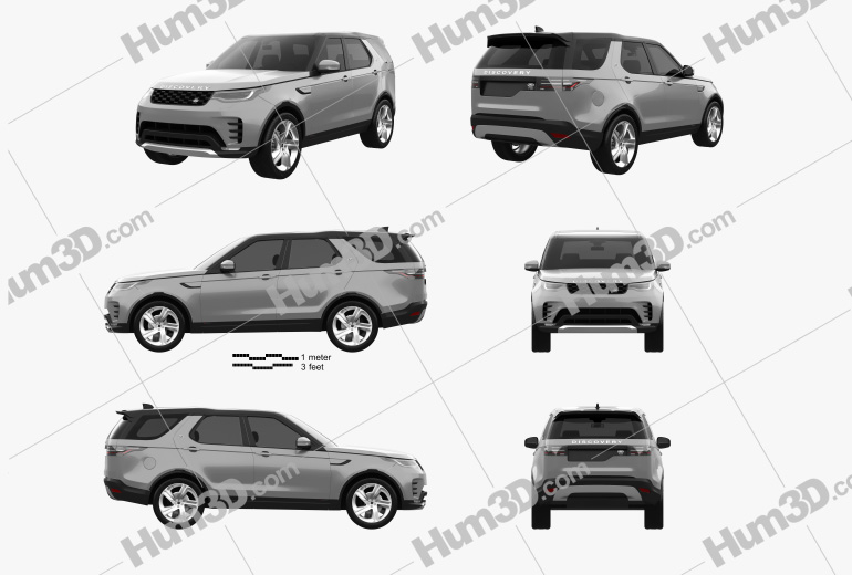 Land Rover Discovery P360 R-Dynamic 2022 Blueprint Template