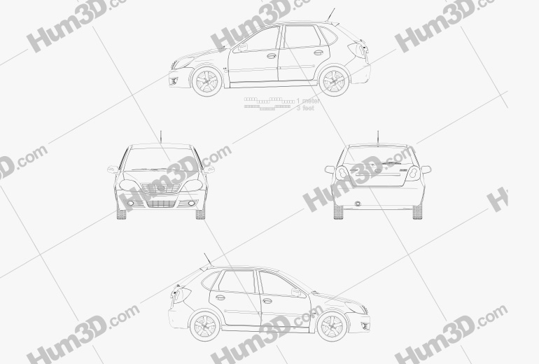 Lifan Breez (521) hatchback 2014 Blueprint