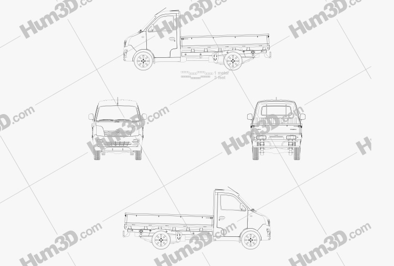 Lifan Foison Truck 2019 ブループリント
