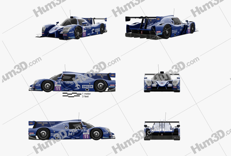 Ligier JS P320 2022 Blueprint Template