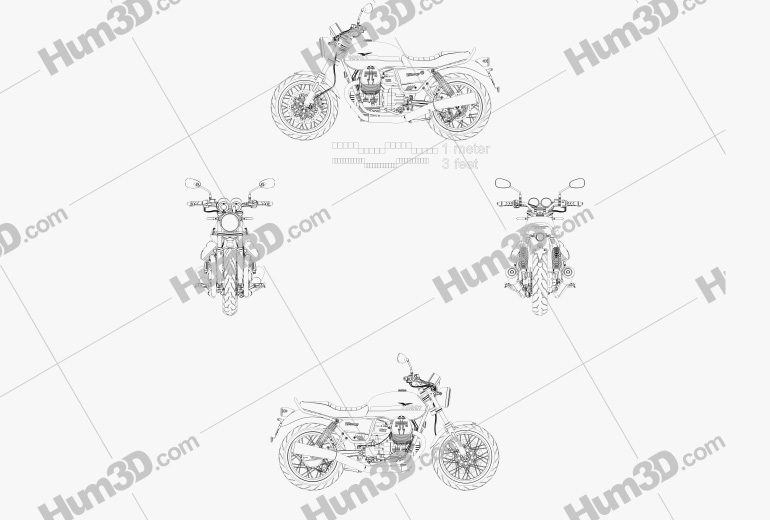 Moto-Guzzi V7 special 2023 Blueprint