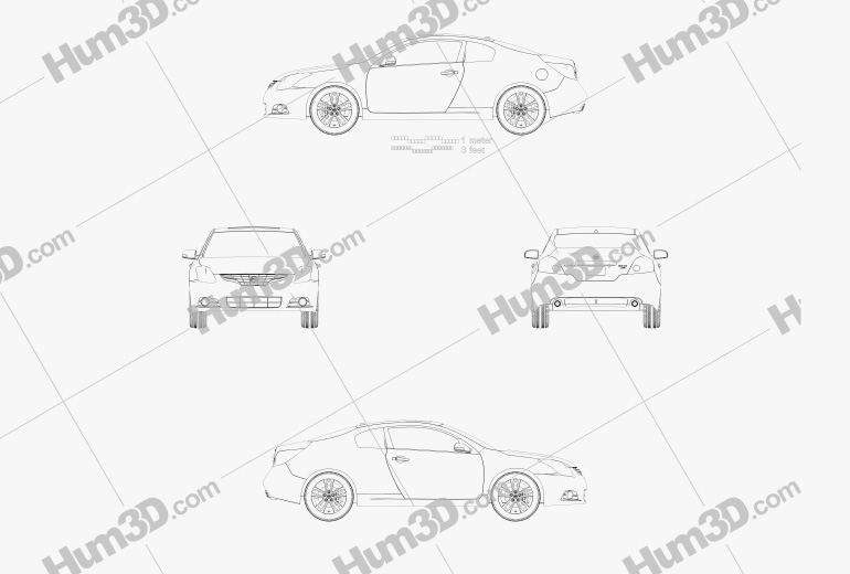 Nissan Altima coupe 2015 Blueprint