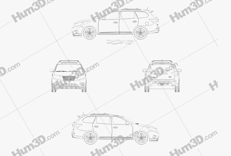Nissan Pathfinder 2016 Blueprint
