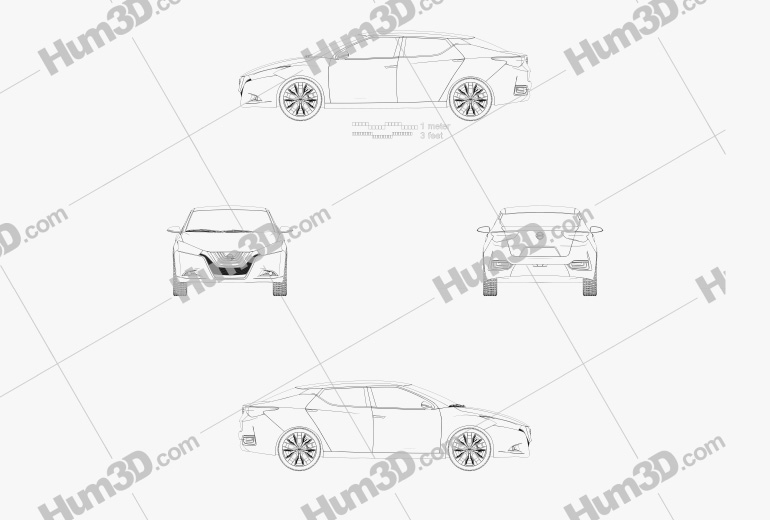 Nissan Lannia 2014 設計図
