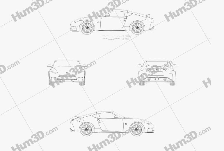 Nissan 370Z Nismo 2018 Blueprint