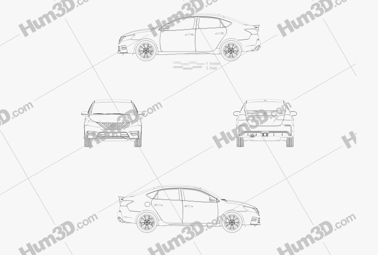 Nissan Sentra Nismo 2019 Blueprint