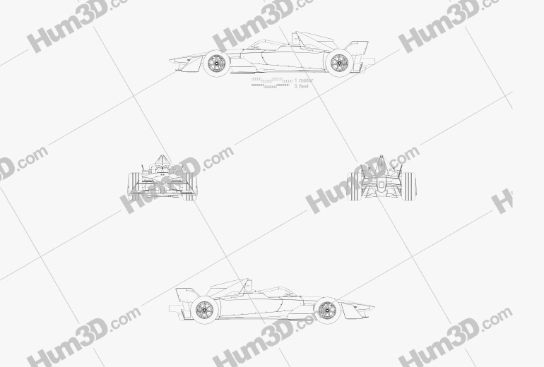 Nissan Formula E 2022 Blueprint