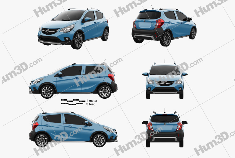 Opel Karl Rocks 2020 Blueprint Template