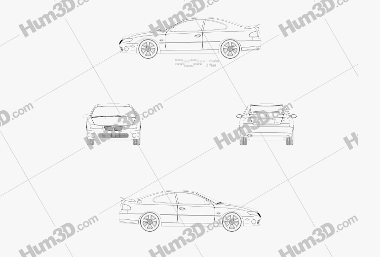 Pontiac GTO 2005 Blueprint