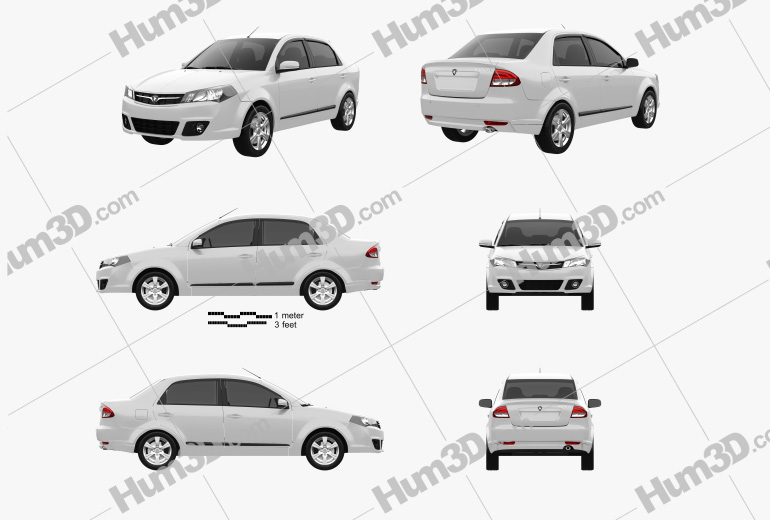 Proton Saga FLX 2013 Blueprint Template