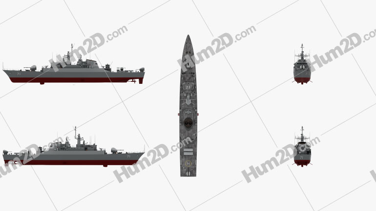 Alvand-class frigate Blueprint Template