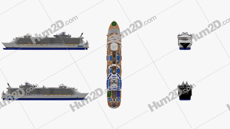 Oasis of the Seas Blueprint Template