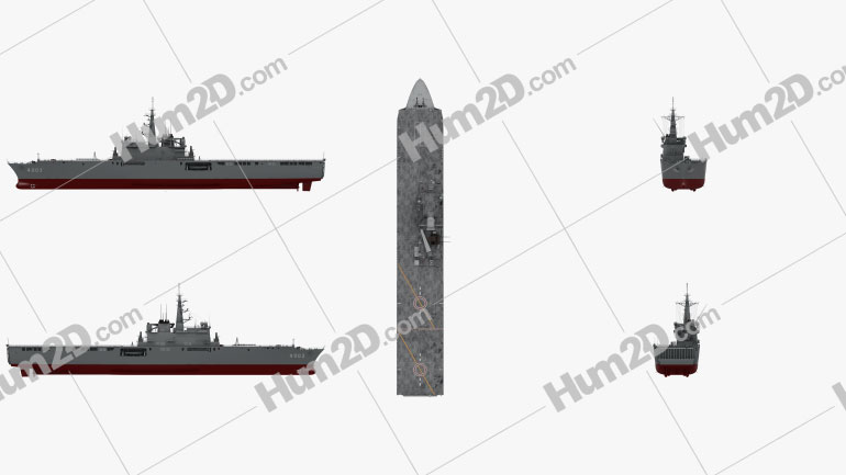 Osumi-class tank landing ship Blueprint Template
