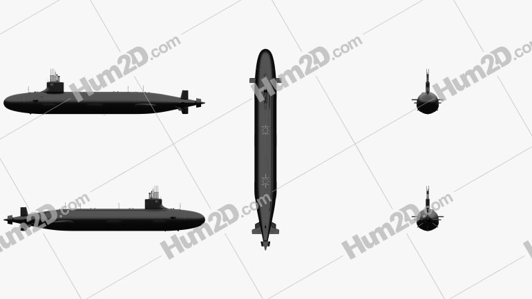 Seawolf-class submarine Blueprint Template
