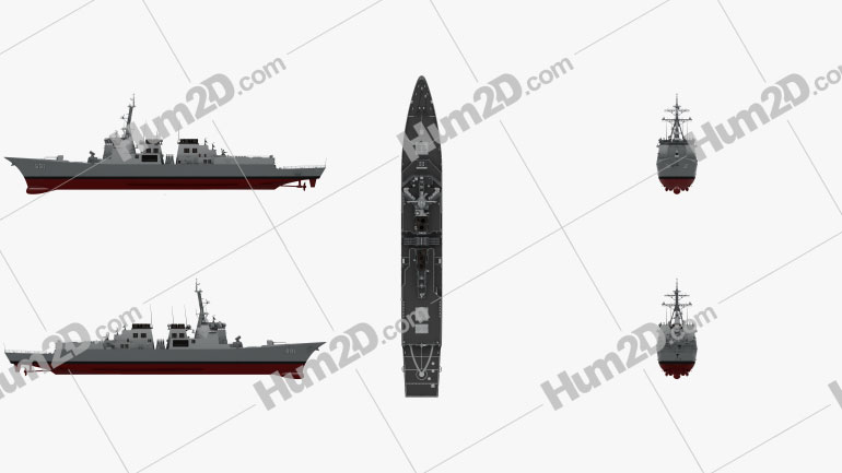 Sejong the Great-class destroyer Blueprint Template