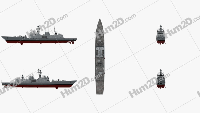 Shivalik-class frigate Blueprint Template