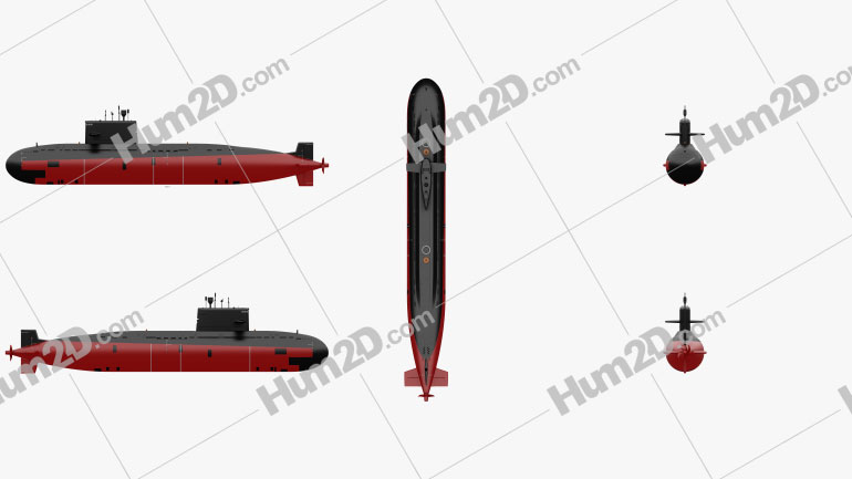 Type 039A submarine Blueprint Template