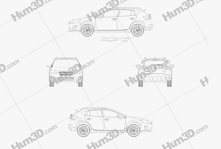 Subaru XV 2022 Blueprint