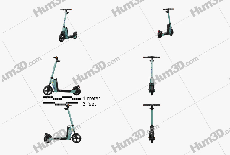 TIER Electric scooter 2022 Blueprint Template