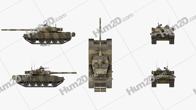 Al-Zarrar Tank Blueprint Template