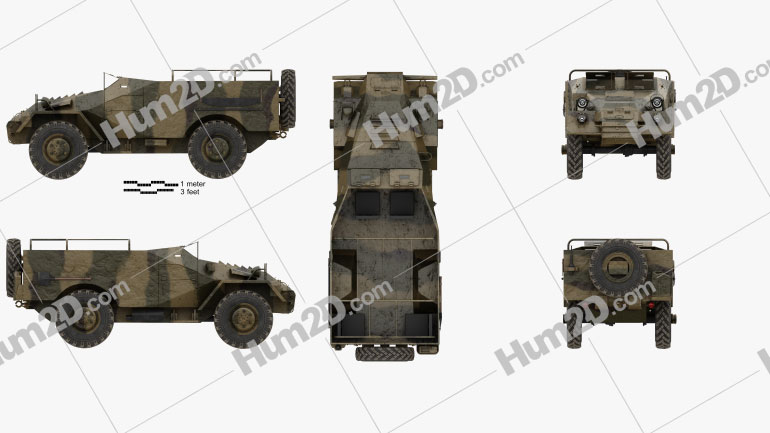 BTR-40 Blueprint Template