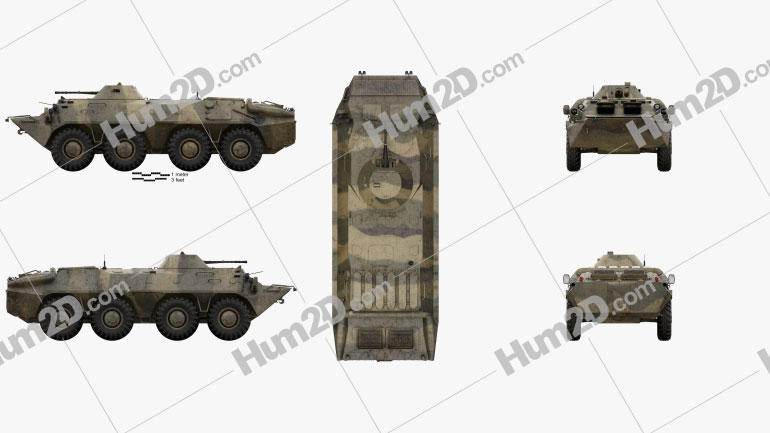 BTR-70 Blueprint Template