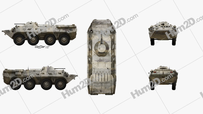 BTR-80 Blueprint Template