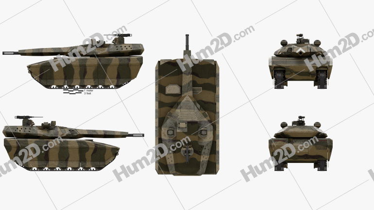 PL-01 Light Tank Blueprint Template